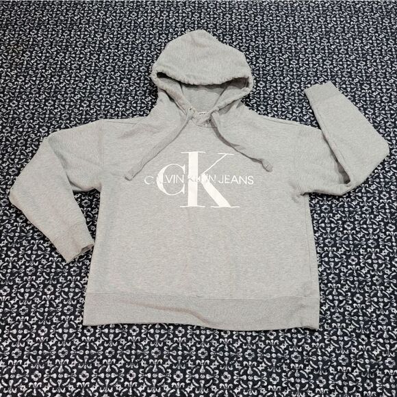 Calvin Klein Gray Hoodie   - Picture 1 of 5